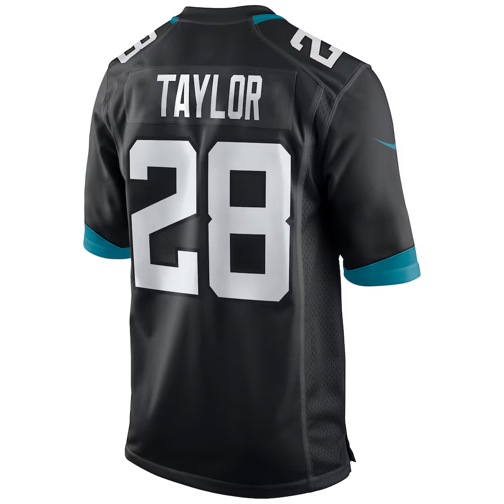 Kooe J.Jaguars #28 Fred Taylor Black Retired Player Alternate Game Stitched Jerseys