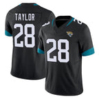 Kooe J.Jaguars #28 Fred Taylor Player Black Vapor F.U.S.E. Limited Home Game Stitched Jerseys