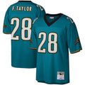 Kooe J.Jaguars #28 Fred Taylor Player Mitchell & Ness Teal Legacy Replica Stitched Jerseys