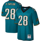 Kooe J.Jaguars #28 Fred Taylor Player Mitchell & Ness Teal Legacy Replica Stitched Jerseys