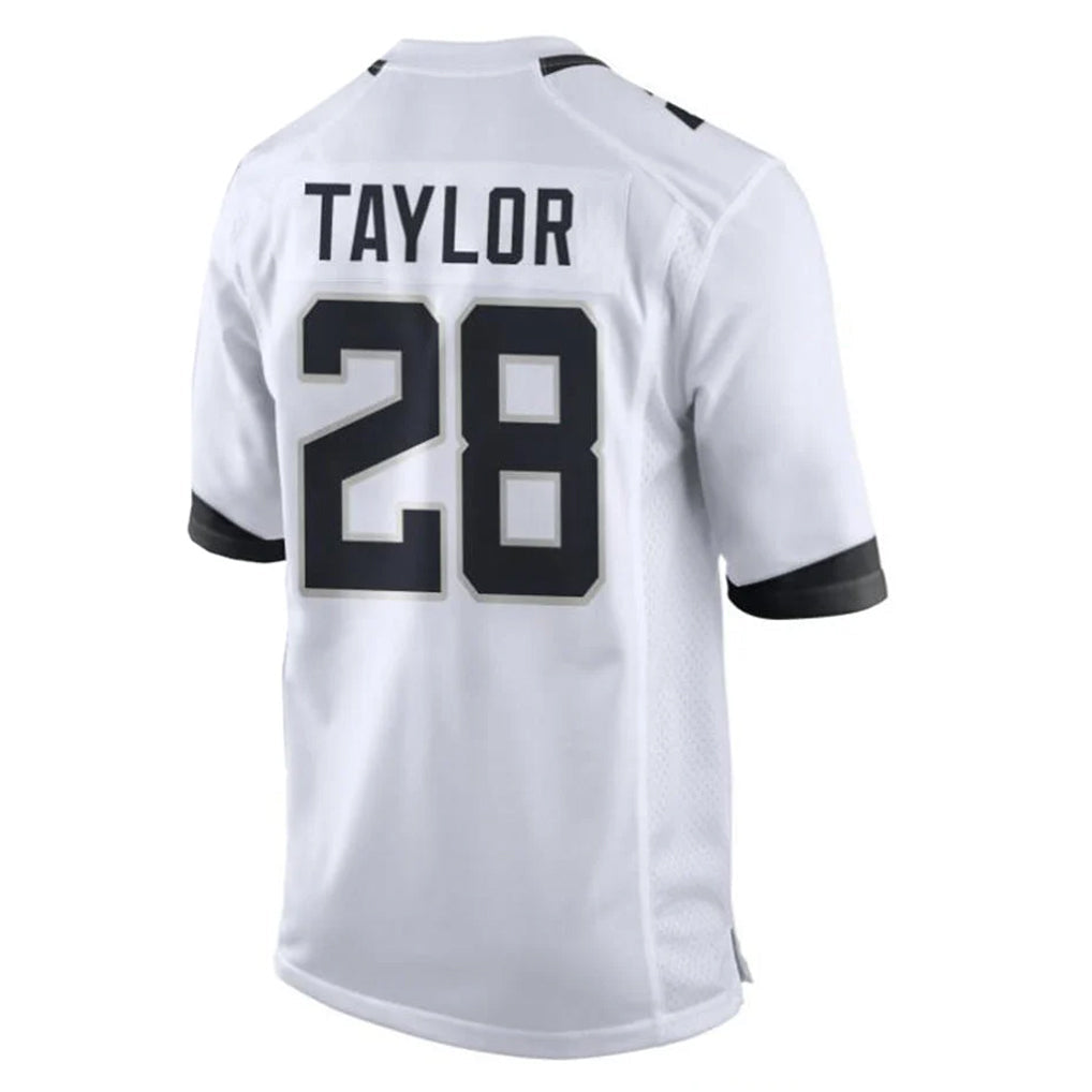 Kooe J.Jaguars #28 Fred Taylor Player White Home Game Stitched Jerseys