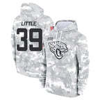 Kooe J.Jaguars #39 Cam Little Player Arctic Camo Salute to Service Hoodies Limited Game Stitched Jerseys