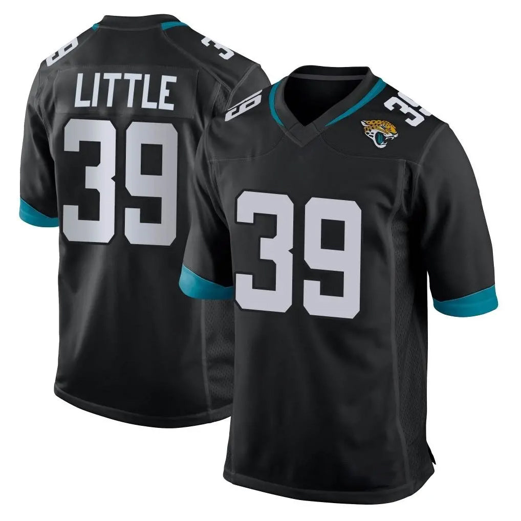 Kooe J.Jaguars #39 Cam Little Player Black Home Game Stitched Jerseys