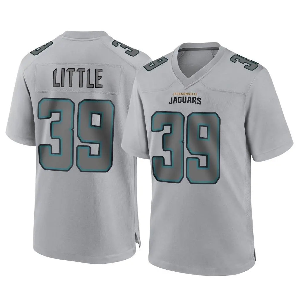 Kooe J.Jaguars #39 Cam Little Player Gray Atmosphere Fashion Home Game Stitched Jerseys
