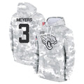 Kooe J.Jaguars #3 Jakobi Meyers Player Arctic Camo Salute to Service Hoodies Limited Game Stitched Jerseys