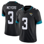 Kooe J.Jaguars #3 Jakobi Meyers Player Black Vapor Untouchable Limited Home Game Stitched Jerseys
