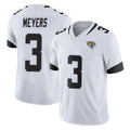 Kooe J.Jaguars #3 Jakobi Meyers Player White Vapor F.U.S.E. Limited Home Game Stitched Jerseys