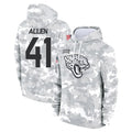 Kooe J.Jaguars #41 Josh Hines-Allen Player Arctic Camo Salute to Service Hoodies Limited Game Stitched Jerseys