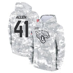 Kooe J.Jaguars #41 Josh Hines-Allen Player Arctic Camo Salute to Service Hoodies Limited Game Stitched Jerseys