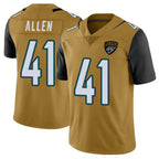 Kooe J.Jaguars #41 Josh Hines-Allen Player Gold Vapor Limited Home Game Stitched Jerseys