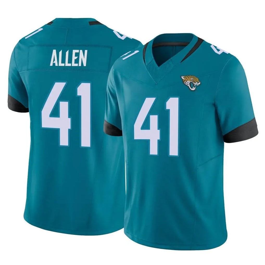 Kooe J.Jaguars #41 Josh Hines-Allen Player Teal Vapor F.U.S.E. Limited Home Game Stitched Jerseys