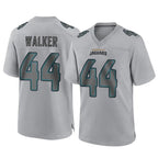 Kooe J.Jaguars #44 Travon Walker Player Gray Atmosphere Fashion Home Game Stitched Jerseys