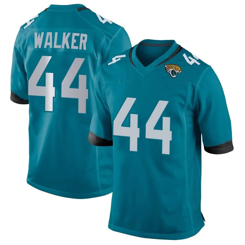 Kooe J.Jaguars #44 Travon Walker Player Teal Home Game Stitched Jerseys