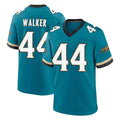 Kooe J.Jaguars #44 Travon Walker Player Teal Prowler Throwback Limited Home Game Stitched Jerseys