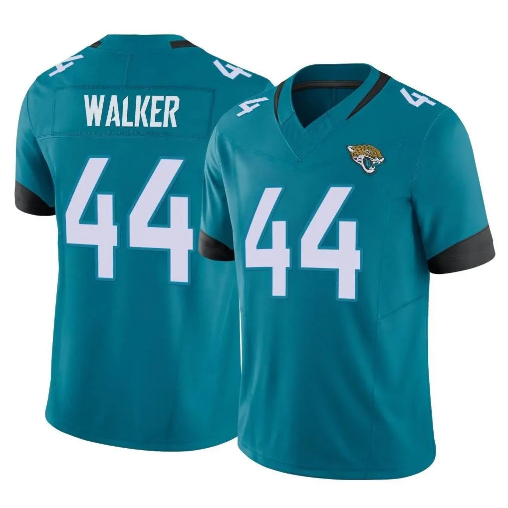 Kooe J.Jaguars #44 Travon Walker Player Teal Vapor F.U.S.E. Limited Home Game Stitched Jerseys
