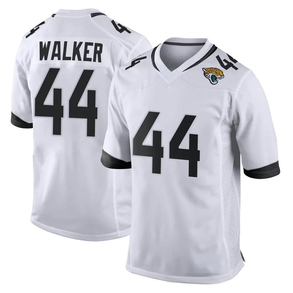Kooe J.Jaguars #44 Travon Walker Player White Home Game Stitched Jerseys