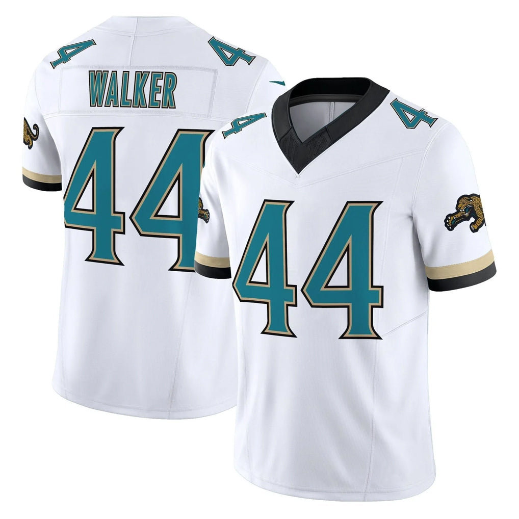 Kooe J.Jaguars #44 Travon Walker Player White Prowler Throwback Vapor F.U.S.E. Limited Home Game Stitched Jerseys