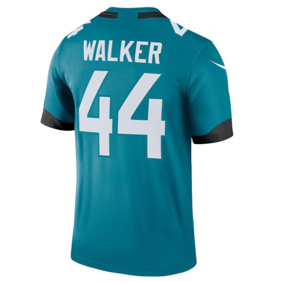 Kooe J.Jaguars #44 Travon Walker Teal Legend Jersey American Stitched Jerseys