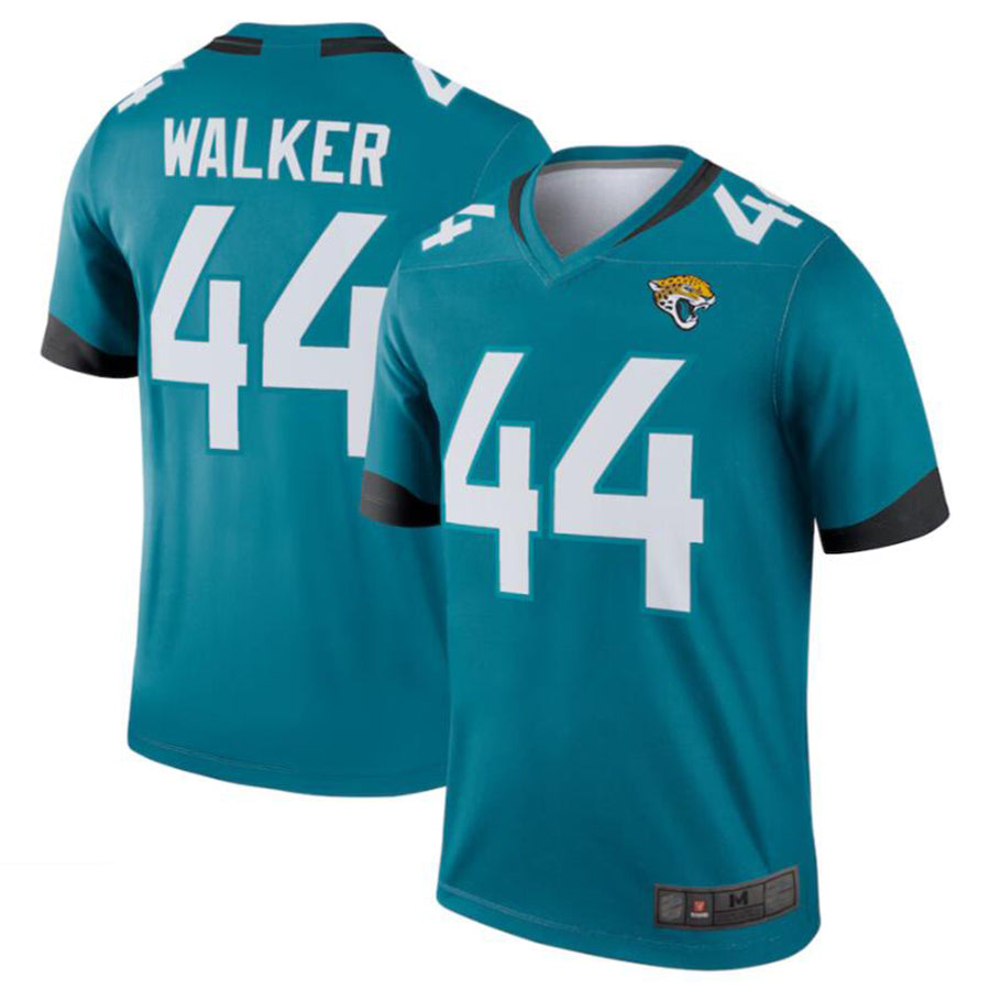 Kooe J.Jaguars #44 Travon Walker Teal Legend Jersey American Stitched Jersey
