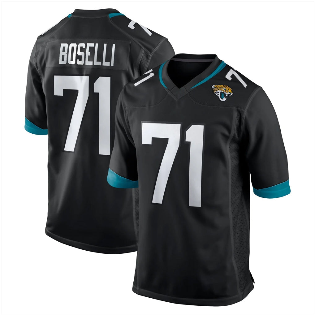 Kooe J.Jaguars #71 Tony Boselli?Player Black Home Game Stitched Jerseys