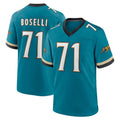 Kooe J.Jaguars #71 Tony Boselli?Player Teal Prowler Throwback Limited Home Game Stitched Jerseys
