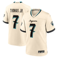 Kooe J.Jaguars #7 Brian Thomas Jr. Natural 2026 Rivalries Collection Game Stitched Jerseys