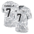 Kooe J.Jaguars #7 Brian Thomas Jr. Player Arctic Camo Salute To Service Limited Game Stitched Jerseys