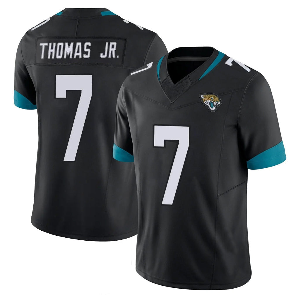 Kooe J.Jaguars #7 Brian Thomas Jr. Player Black Vapor F.U.S.E. Limited Home Game Stitched Jerseys