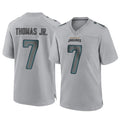 Kooe J.Jaguars #7 Brian Thomas Jr. Player Gray Atmosphere Fashion Home Game Stitched Jerseys