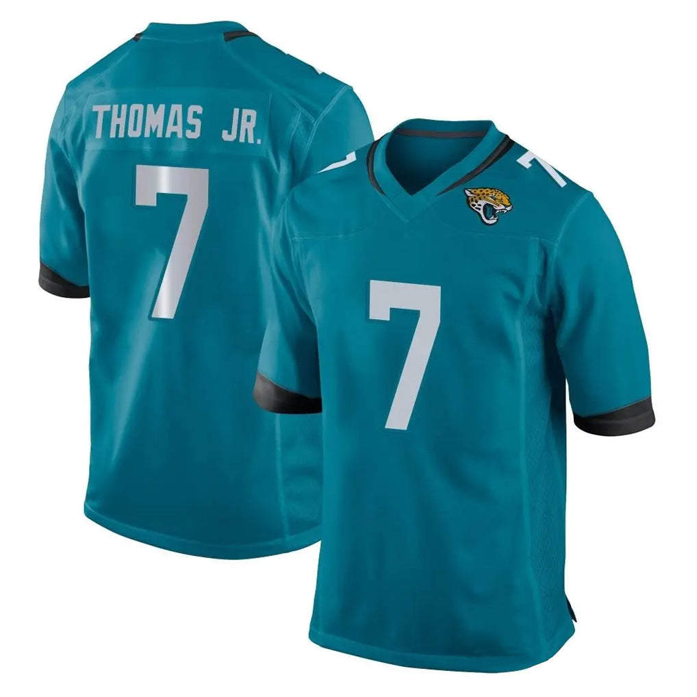Kooe J.Jaguars #7 Brian Thomas Jr. Player Teal Home Game Stitched Jerseys