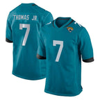Kooe J.Jaguars #7 Brian Thomas Jr. Player Teal Home Game Stitched Jerseys