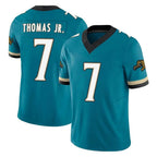 Kooe J.Jaguars #7 Brian Thomas Jr. Player Teal Prowler Throwback Vapor F.U.S.E. Limited Home Game Stitched Jerseys