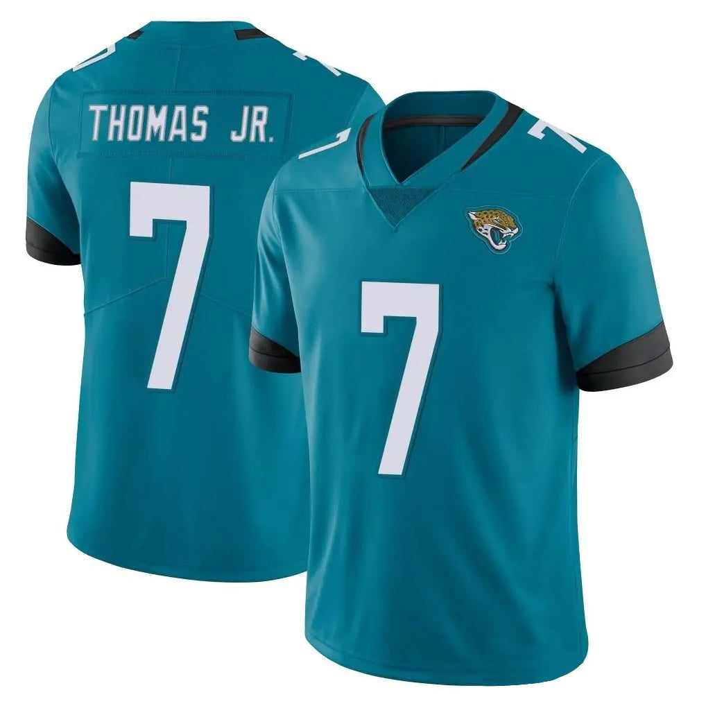 Kooe J.Jaguars #7 Brian Thomas Jr. Player Teal Vapor Untouchable Limited Home Game Stitched Jerseys
