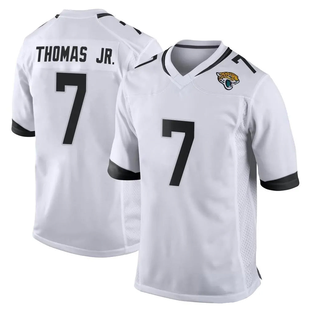 Kooe J.Jaguars #7 Brian Thomas Jr. Player White Home Game Stitched Jerseys