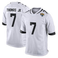 Kooe J.Jaguars #7 Brian Thomas Jr. Player White Home Game Stitched Jerseys