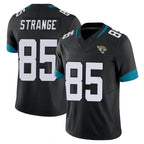 Kooe J.Jaguars #85 Brenton Strange Player Black Vapor F.U.S.E. Limited Home Game Stitched Jerseys