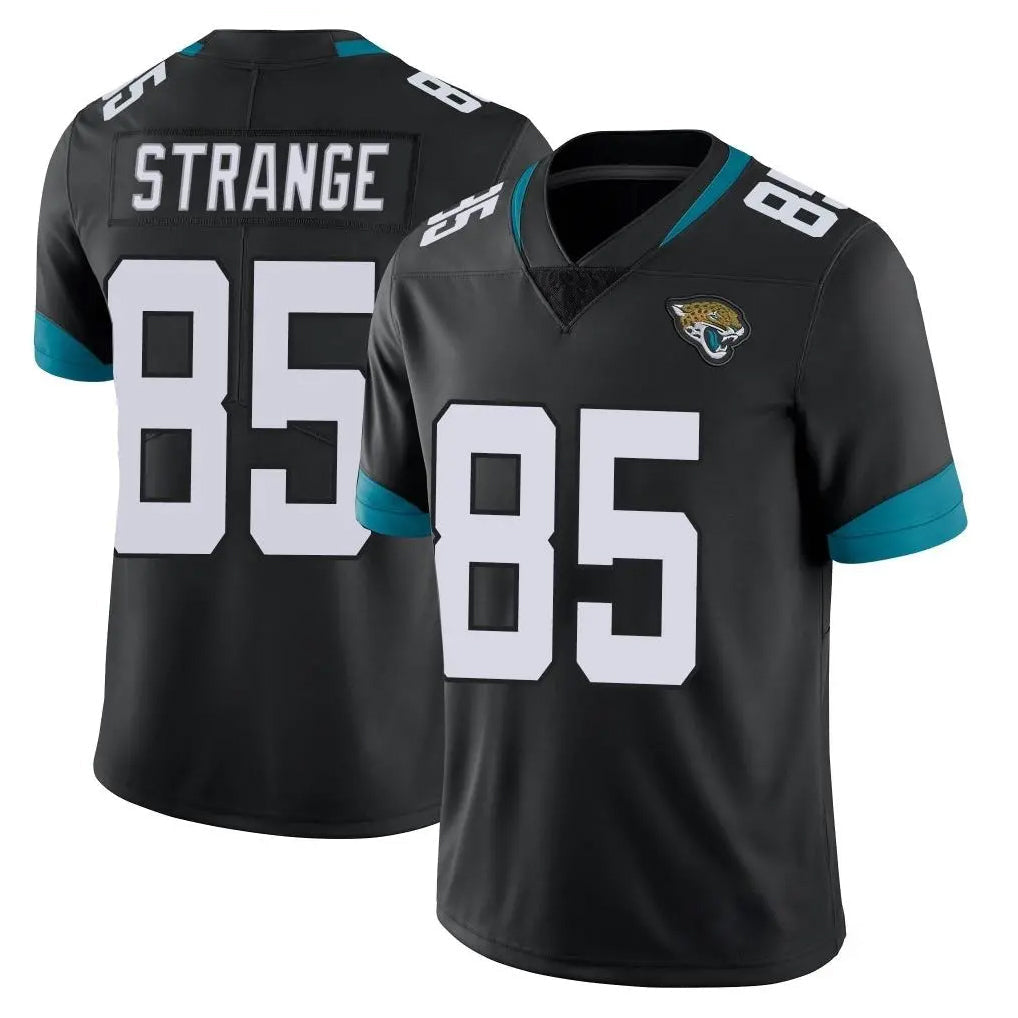 Kooe J.Jaguars #85 Brenton Strange Player Black Vapor Untouchable Limited Home Game Stitched Jerseys