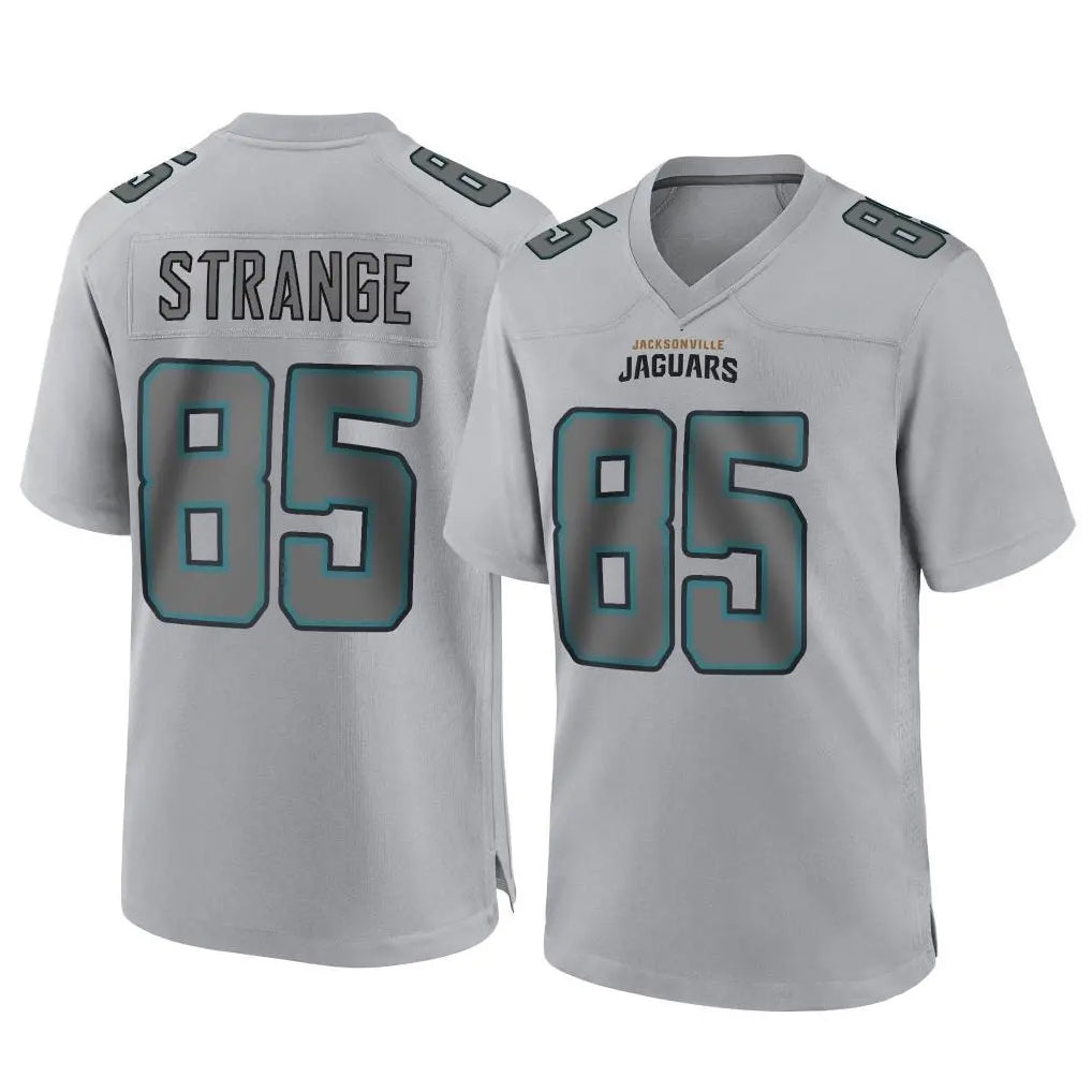 Kooe J.Jaguars #85 Brenton Strange Player Gray Atmosphere Fashion Home Game Stitched Jerseys