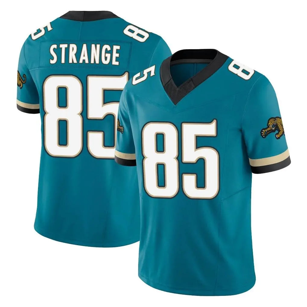 Kooe J.Jaguars #85 Brenton Strange Player Teal Prowler Throwback Vapor F.U.S.E. Limited Home Game Stitched Jerseys