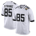 Kooe J.Jaguars #85 Brenton Strange Player White Home Game Stitched Jerseys