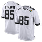 Kooe J.Jaguars #85 Brenton Strange Player White Home Game Stitched Jerseys
