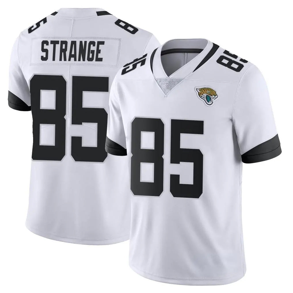 Kooe J.Jaguars #85 Brenton Strange Player White Vapor Untouchable Limited Home Game Stitched Jerseys