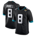 Kooe J.Jaguars #8 Mark Brunell?Player Black Home Game Stitched Jerseys