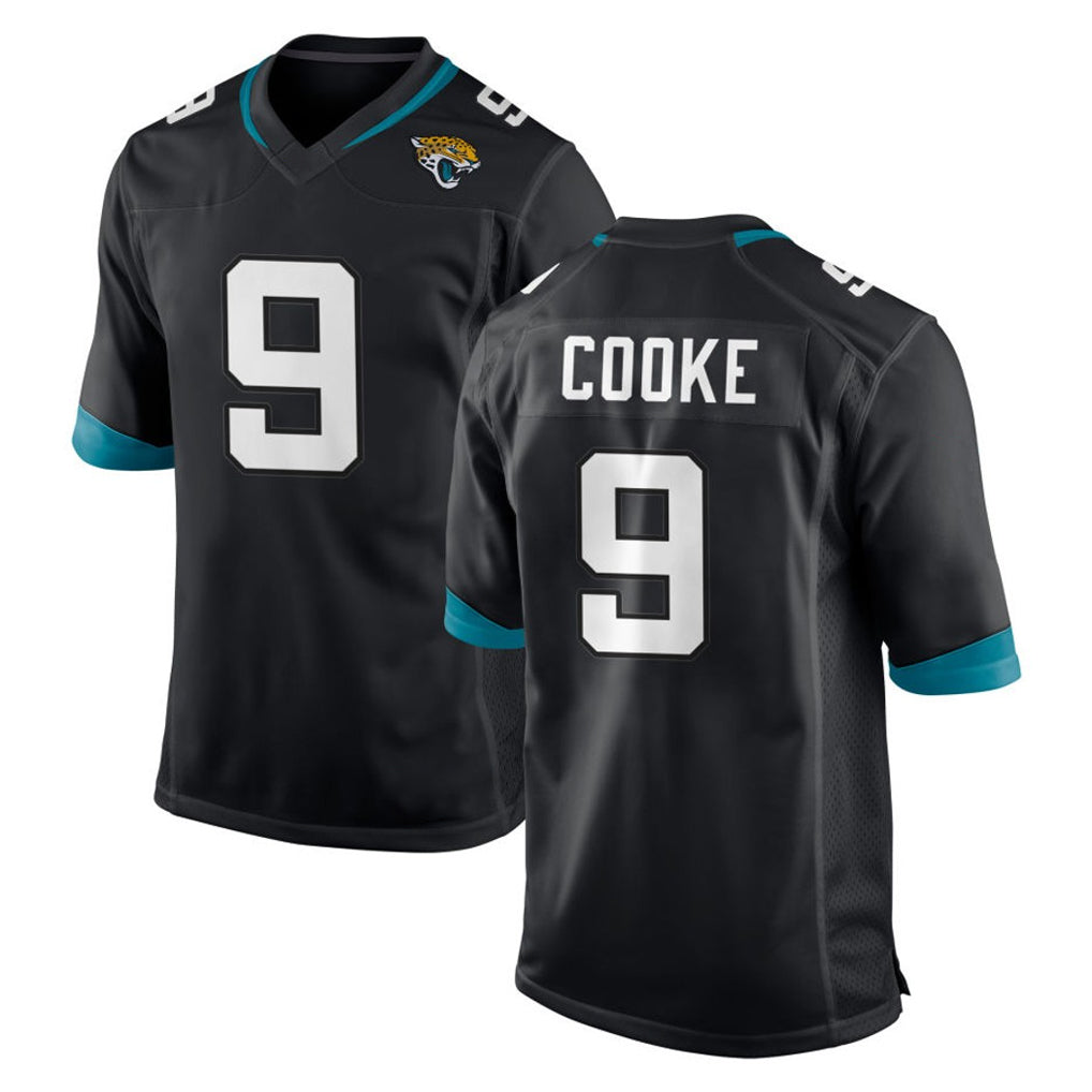 Kooe J.Jaguars #9 Logan Cooke Player Black Home Game Stitched Jerseys