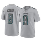 Kooe J.Jaguars #9 Logan Cooke Player Gray Atmosphere Fashion Home Game Stitched Jerseys