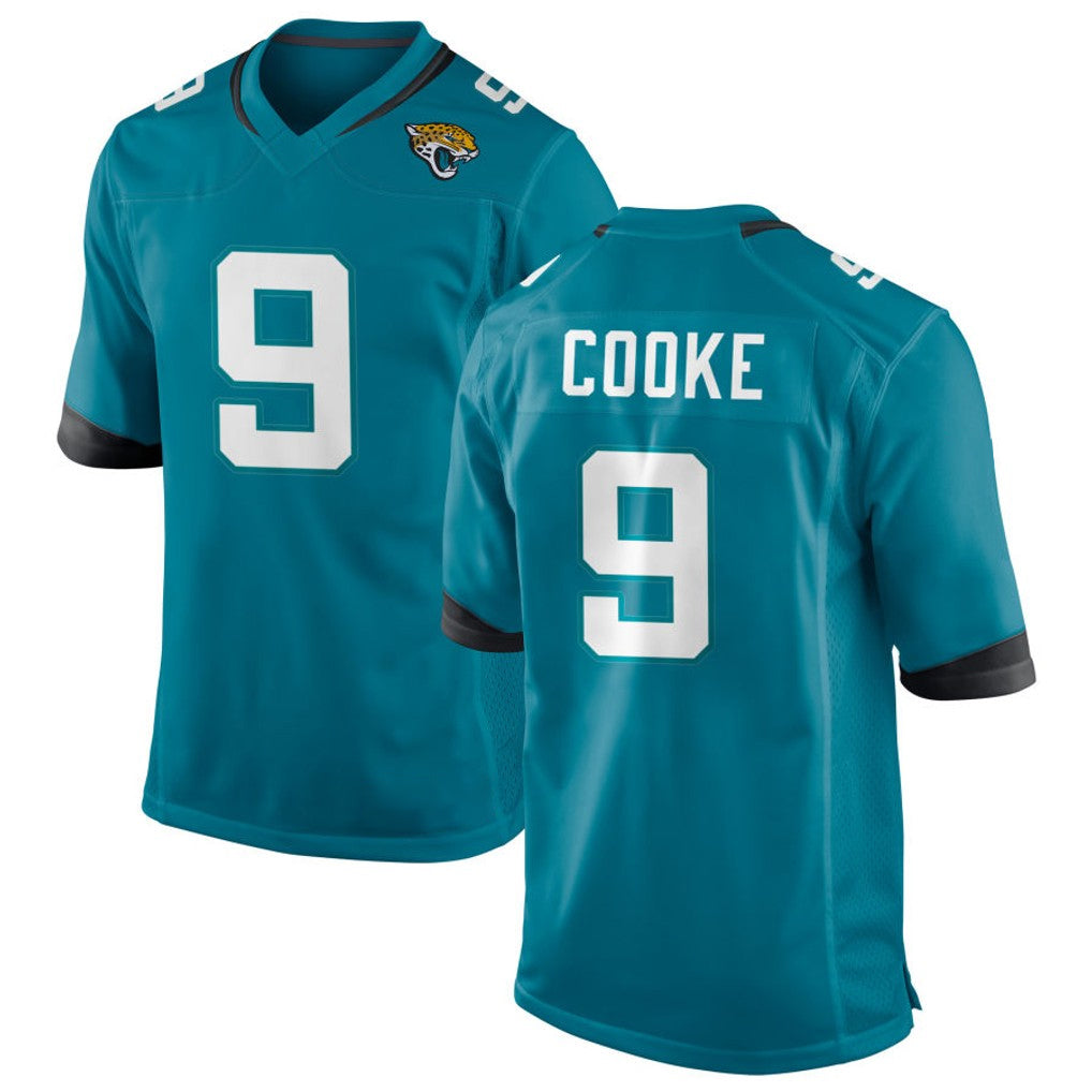 Kooe J.Jaguars #9 Logan Cooke Player Teal Home Game Stitched Jerseys