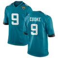 Kooe J.Jaguars #9 Logan Cooke Player Teal Home Game Stitched Jerseys