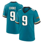 Kooe J.Jaguars #9 Logan Cooke Player Teal Prowler Throwback Limited Home Game Stitched Jerseys