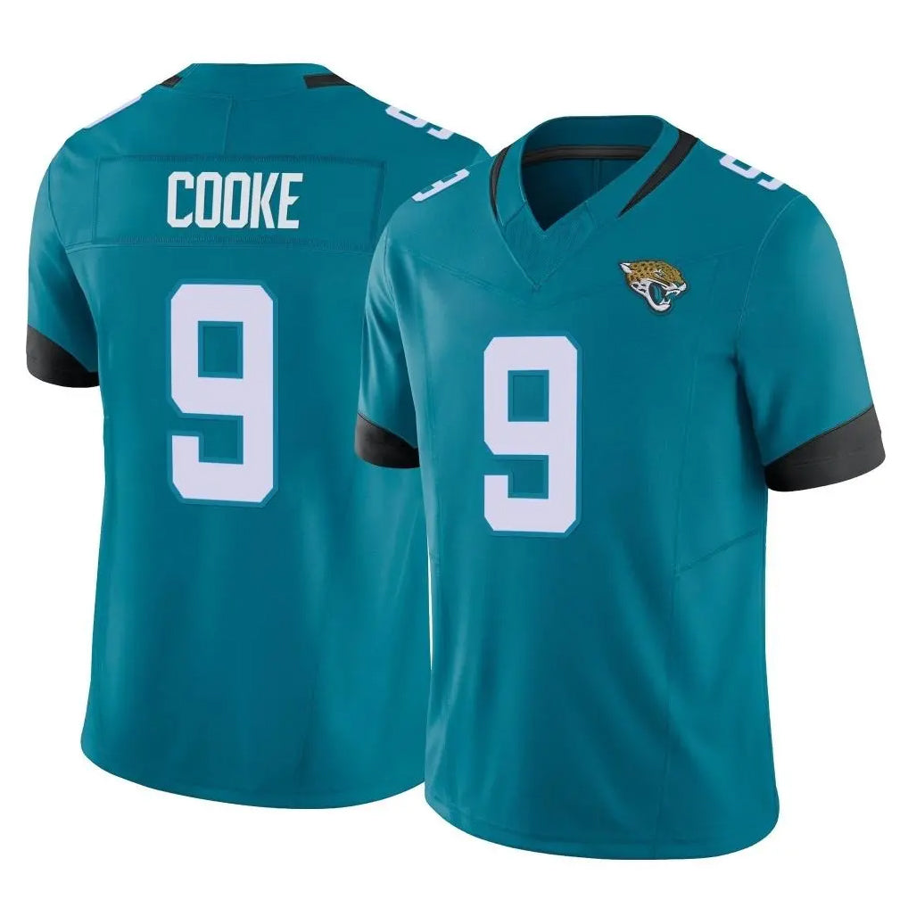 Kooe J.Jaguars #9 Logan Cooke Player Teal Vapor F.U.S.E. Limited Home Game Stitched Jerseys