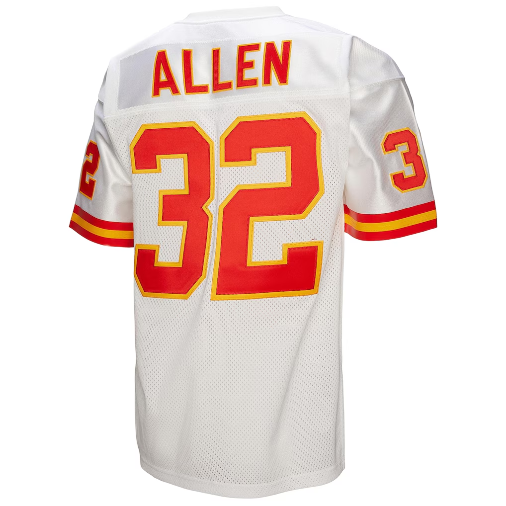 Kooe KC.Chiefs 1994 #32 Marcus Allen Mitchell & Ness White Authentic Throwback Retired Player Jersey